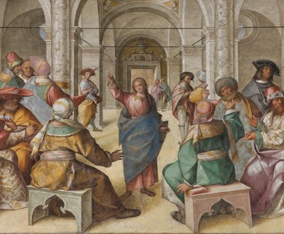 Presbytery, Eighth North Span, Dispute of Jesus, Boccaccio Boccaccino by Boccaccio Boccaccino