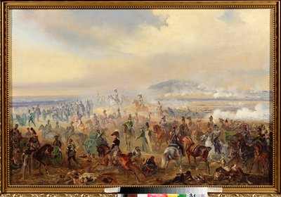 The Battle of Leipzig in October 1813 by Bogdan Willewalde