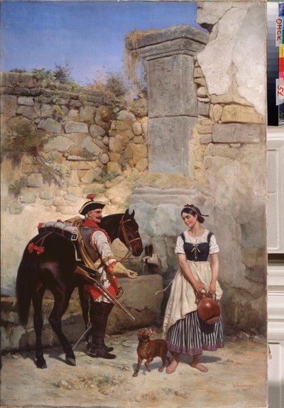 Scene at the Well by Bogdan Willewalde