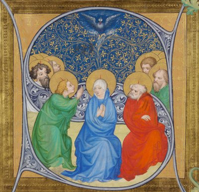 The Descent of the Holy Spirit - Pentecost by Bohemian School