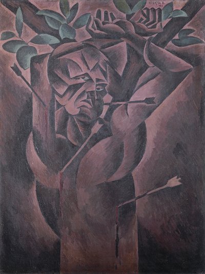 St Sebastian by Bohumil Kubišta