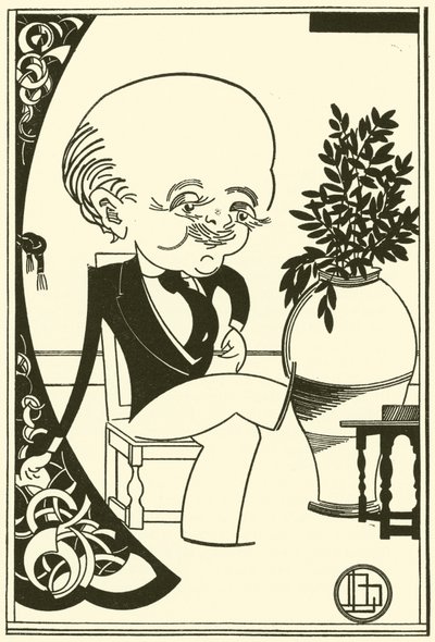 Max Beerbohm by Bohun Lynch