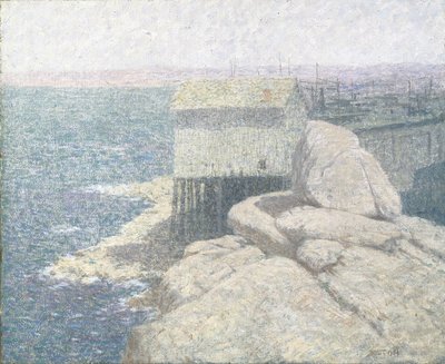 Chinese Fishing Village, Monterey Bay, California by Bolton Coit Brown