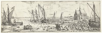 Failed Attack on Fort Kallo, 1638 by Bonaventura Peeters (I)
