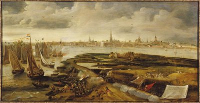 Íñigo de Borja Repulses a Dutch Force Attempting a Landing Near Antwerp, 17 May 1605 by Bonaventura Peeters the Elder