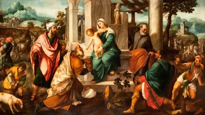 Adoration of the Magi by Bonifazio Veronese