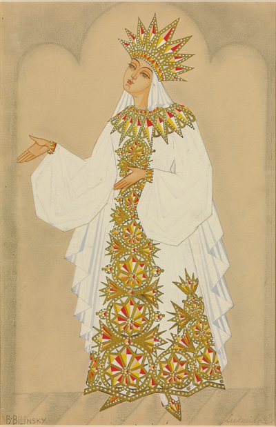 Costume Design for Ludmila from the Opera 