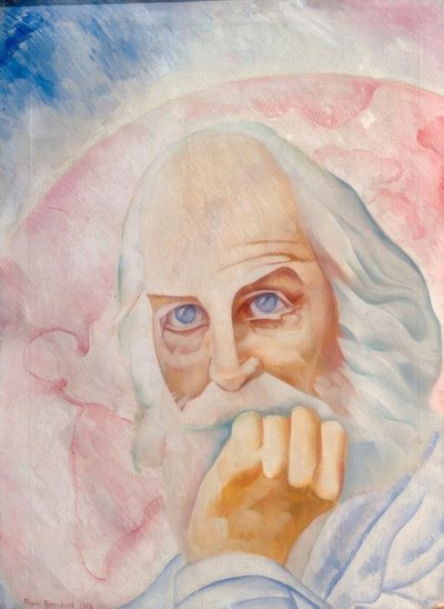 Portrait of the American Poet Walt Whitman by Boris D. Grigorjew