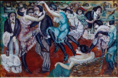 Cafe Chantant by Boris Dmitrievich Grigoriev