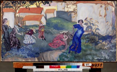 Summer by Boris Dmitrievich Grigoriev