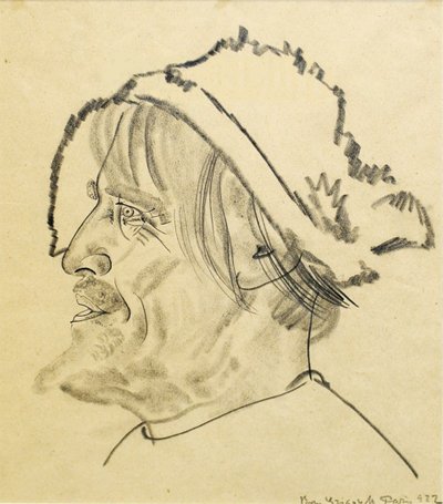 Konstantin Stanislavsky as Satin in the Play The Lower Depths by M. Gorky by Boris Dmitrievich Grigoriev