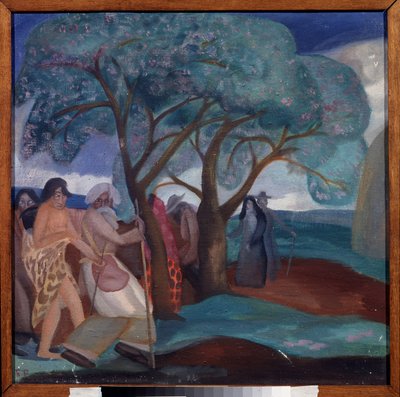 The Adoration of the Magi. Work by Boris Dmitryevich Grigoriev by Boris Dmitrievich Grigoriev
