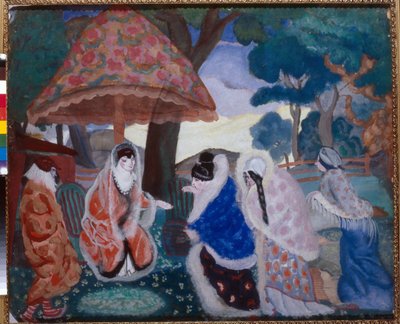 Greeting the Newlyweds by Boris Dmitrievich Grigoriev