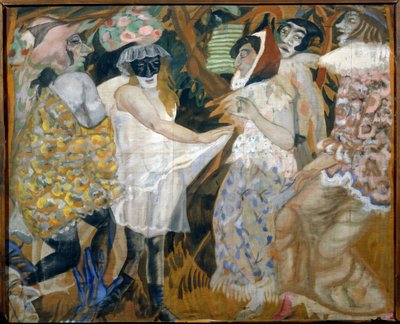 Masquerade by Boris Dmitrievich Grigoriev