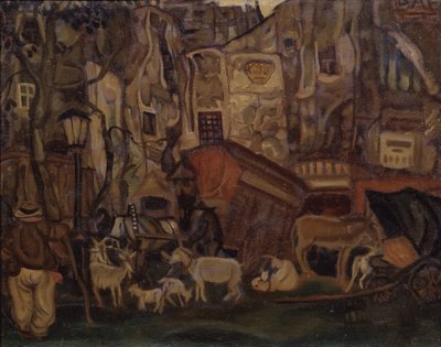 Old Paris by Boris Dmitrievich Grigoriev