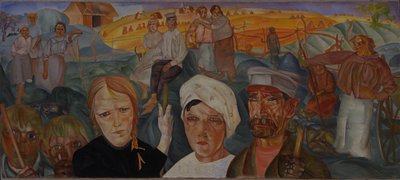 Peasant Land from the series Visages de Russie by Boris Dmitrievich Grigoriev