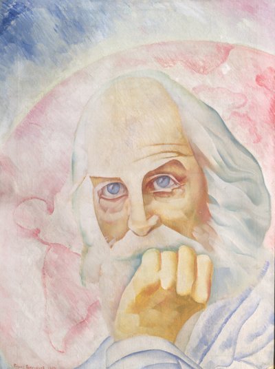 Portrait of Walt Whitman (1819-92) by Boris Dmitrievich Grigoriev