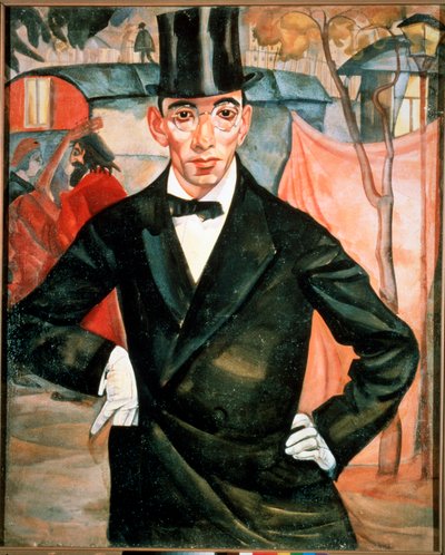Portrait of the Artist and Photographer Miron Sherling by Boris Dmitrievich Grigoriev