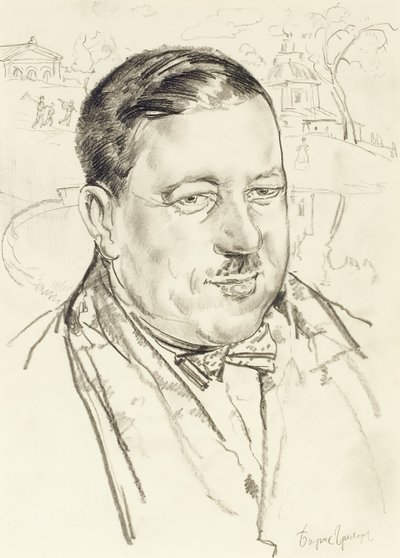 Portrait of the artist Ilya Mashkov by Boris Dmitrievich Grigoriev