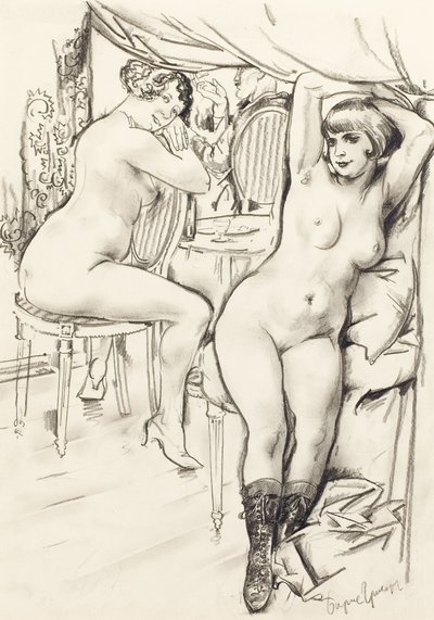 Prostitutes by Boris Dmitrievich Grigoriev