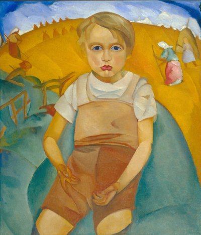 The Worldling (Portrait of the Son), 1920 by Boris Dmitrievich Grigoriev