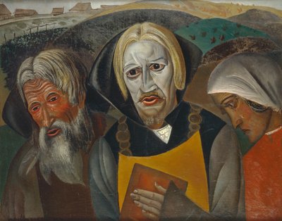 Vasili Kachalov as Tsar Fyodor Ioannovich by Boris Dmitrievich Grigoriev