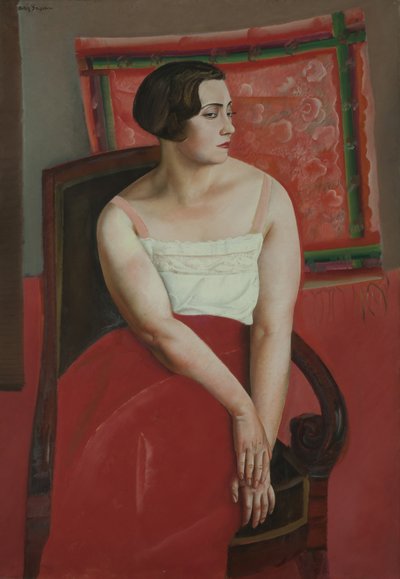 Portrait of a Young Woman by Boris Dmitryevich Grigoriev