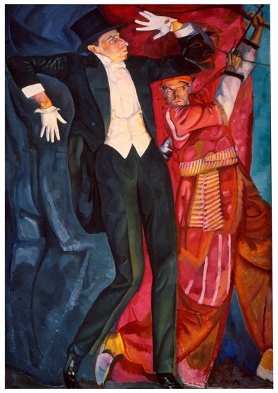 Portrait of the stage producer Vsevolod Meyerhold by Boris Grigor