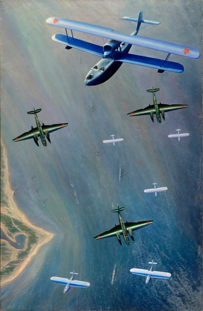 Seaplanes by Boris Ivanovich Tsvetkov