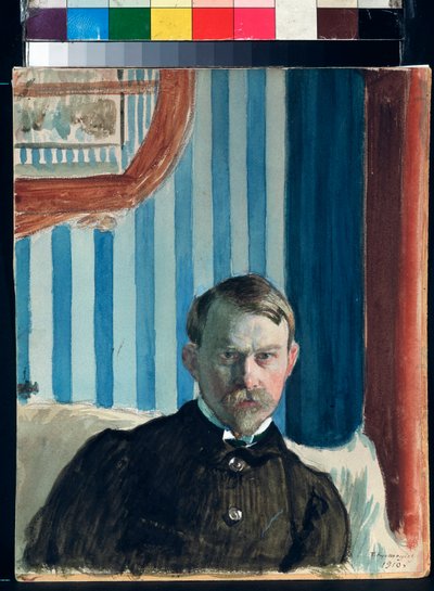 Self Portrait by Boris Mikhailovich Kustodiev