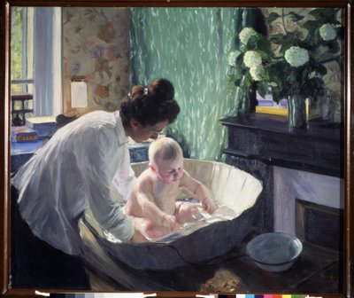 Morning by Boris Mikhailovich Kustodiev