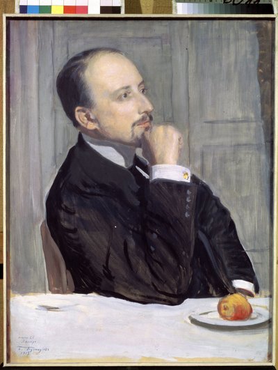 Portrait of the Artist E. Lanceray. Work by Boris Michaylovich Kustodiev by Boris Mikhailovich Kustodiev