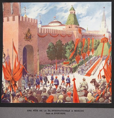 Celebration of the Third International, Moscow by Boris Vasilievich Zvorykin
