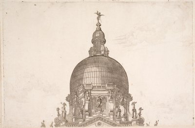 Procession to Santa Maria della Salute 1631 by Boschini