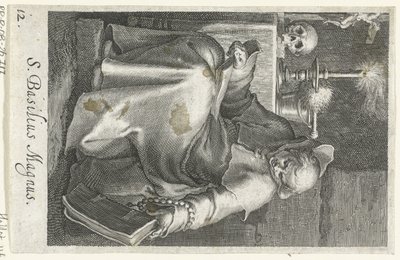 Saint Basil the Great as a Hermit by Boëtius Adamsz. Bolswert