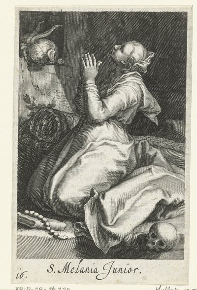 Saint Melania the Younger as a Hermit by Boëtius Adamsz. Bolswert
