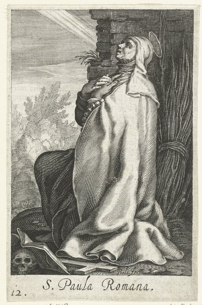 Saint Paula of Rome as a Hermit by Boëtius Adamsz. Bolswert