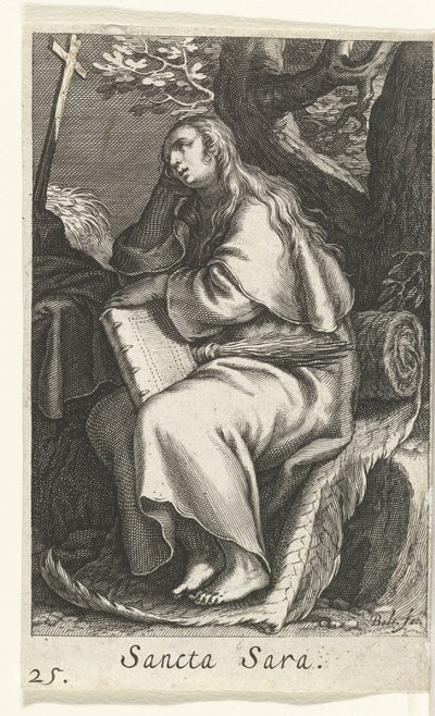 Saint Sara of Libya (Sacra Eremus Ascetriarum series) by Boëtius Adamsz. Bolswert