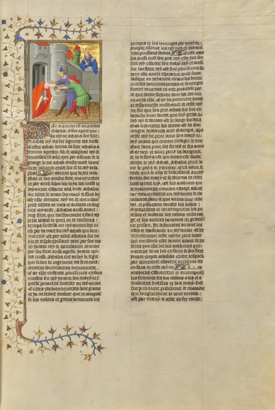 Athaliah, Queen of Judah, Dragged from the Temple by Boucicaut Master
