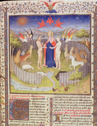 The Marriage of Adam and Eve (detail) by Boucicaut Master
