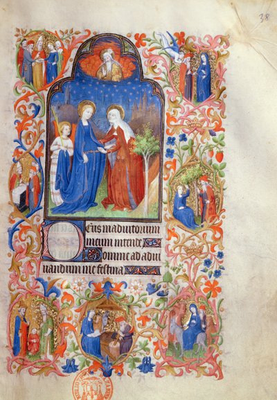 The Visitation (from the Boucicaut Hours) by Boucicaut Master