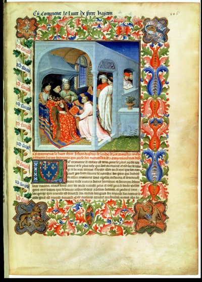 Brother Hayton Presents His Book to Jean Sans Peur, from the 