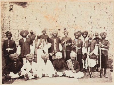 Soldiers of the 29th (Punjab) Regiment of Bengal Native Infantry in Afghanistan by Bourne and Shepherd