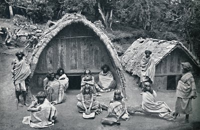 A Toda Home in a Native Hamlet, India by Bourne and Shepherd