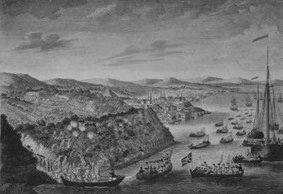 A View of the Taking of Quebec, September 13, 1759, ca. 1760 by Bowles and Carver