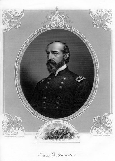 General George Meade, US Army officer and civil engineer, 1862-1867 by Brady
