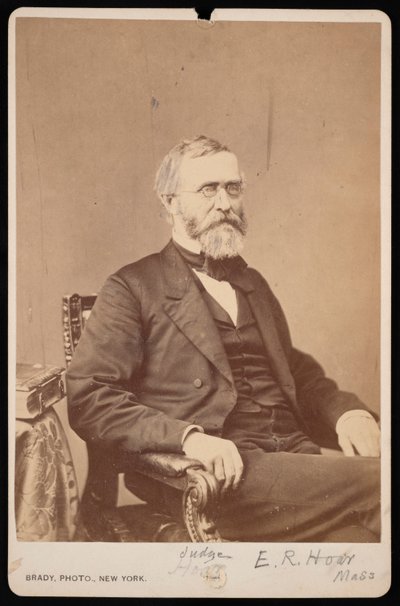 Portrait of Ebenezer Rockwood Hoar by Brady