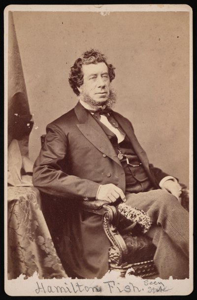 Portrait of Hamilton Fish (1808-1893) (Before 1893) by Brady