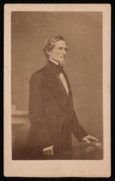 Portrait of Jefferson Davis, 1887 by Brady