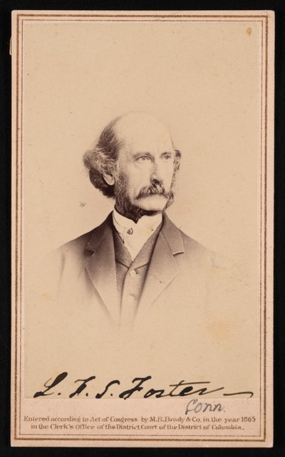 Portrait of LaFayette Sabine Foster by Brady